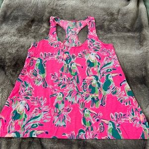 Lilly Pulitzer racer back tank top